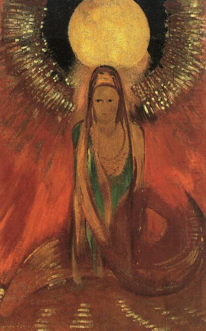 The Flame, Odilon Redon